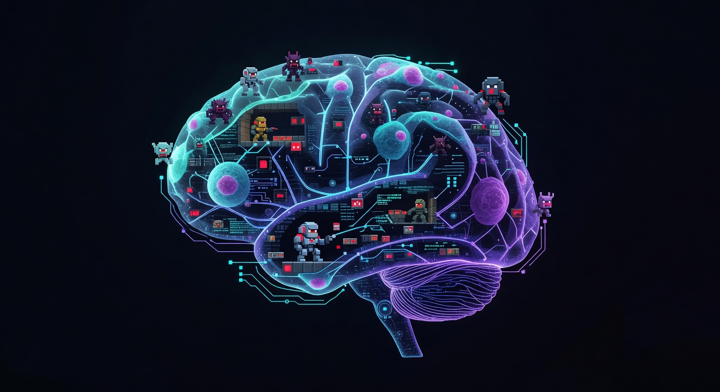 Human Brain Cells Playing DOOM